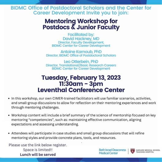 Image with information about the seminar.