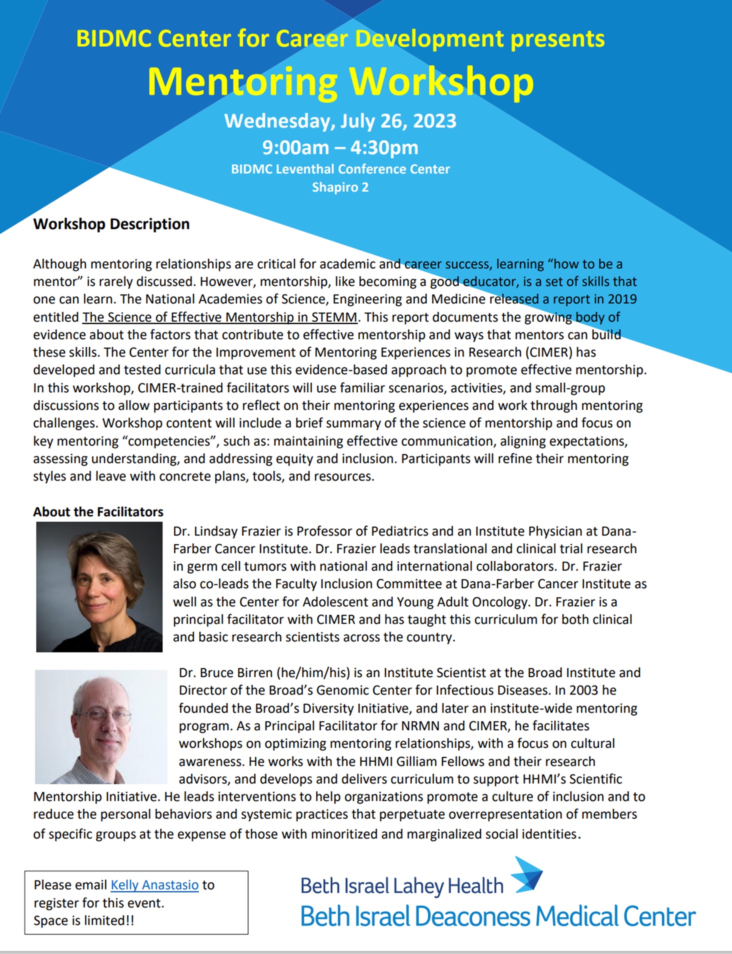 Image with information about the seminar.