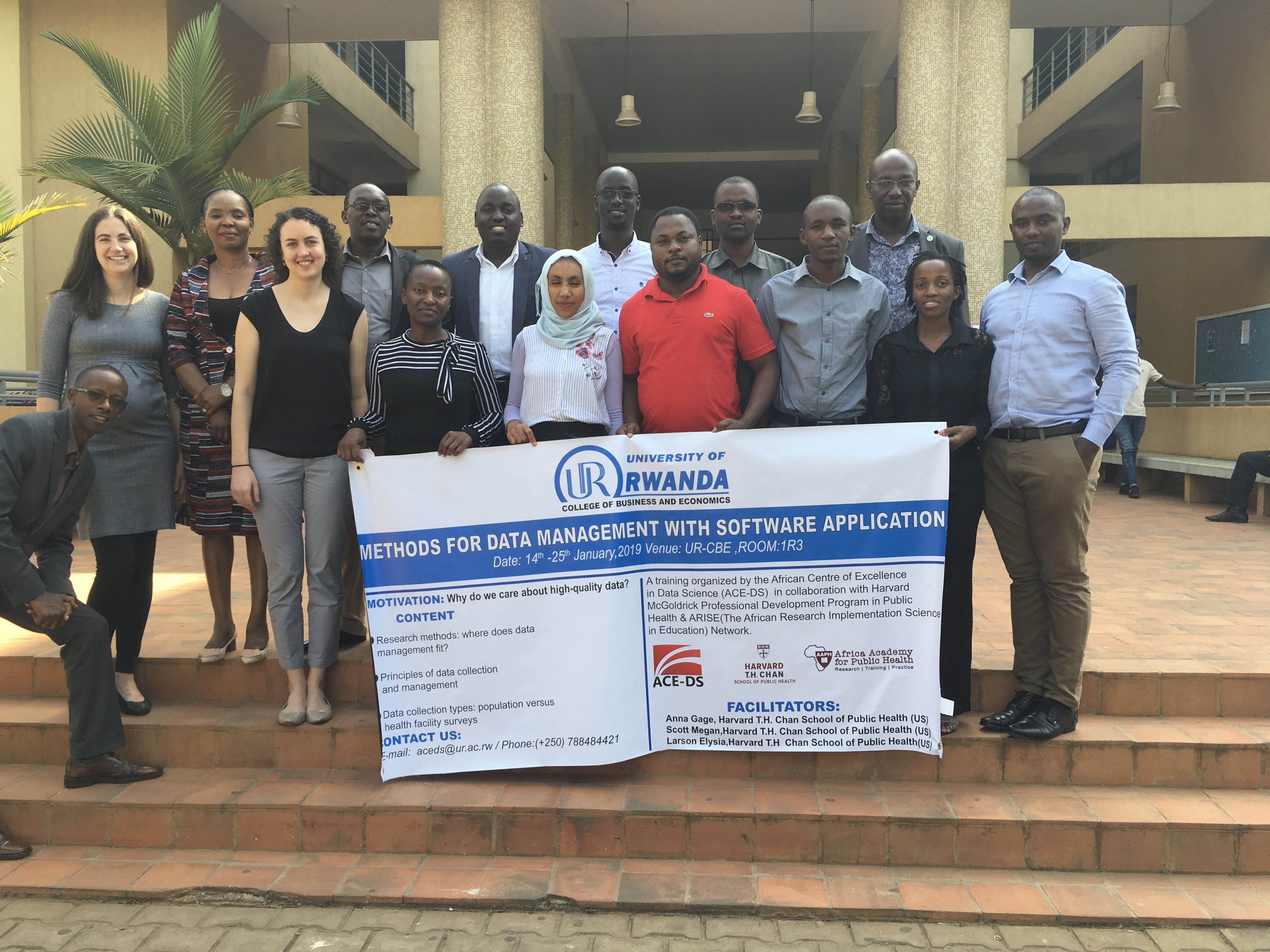 In-person faculty training workshop in Rwanda