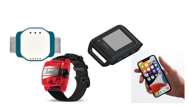 wearable sensors opal stepwatch actigraph smartphone