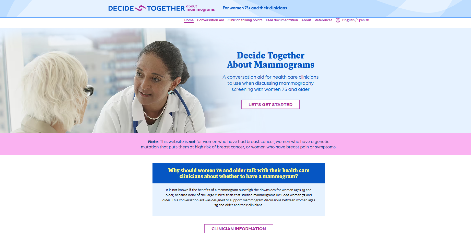 image of decide together website