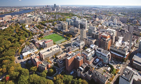 Aerial view of BIDMC