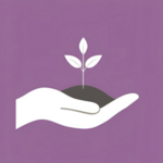 Hand holding seed