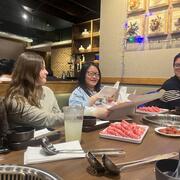 Woman looking a book