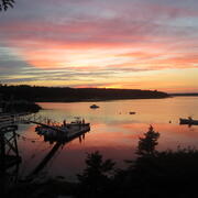 sunset from MDIBL campus