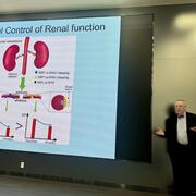 Mark Zeidel presenting neural control of renal function