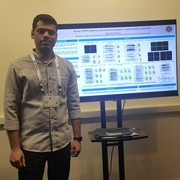 Dr. Sagar Barge by his poster at SUFU meeting