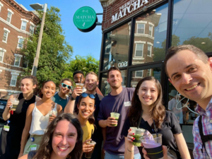 Lab outing to Matcha Cafe Maiko