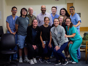 Team members at conference 2023