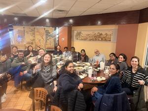 Rosen, Banks and Tsai lab holiday dinner (Jan. 8, 2026)