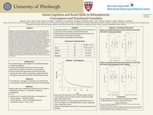 Social Cognition and Social Skills in Schizophrenia: Convergence and Functional Correlates
