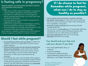 Is fasting safe in pregnancy?