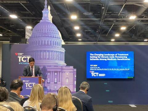Dr. Joe Kim presents at TCT