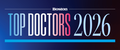 Logo for Top Doctors 2026 from Boston Magazine