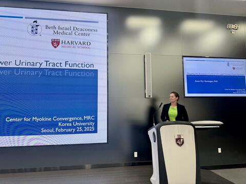 Dr. Verstegen delivering a lecture