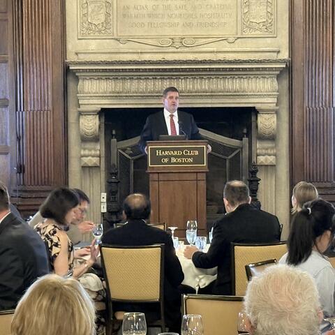 Dr. Daniel Talmor speaks at HMS Anaesthesia Celebration