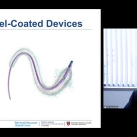 Screen grab of Dr. Secemsky presenting Grand Rounds PAD slide