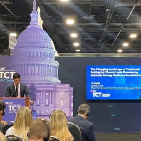 Dr. Joe Kim presents at TCT