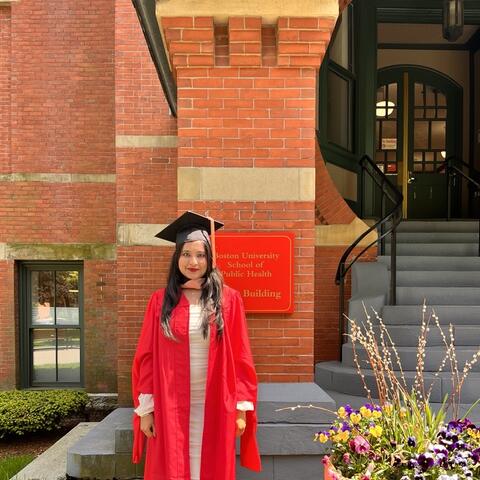 A professional headshot of Monica Goyal