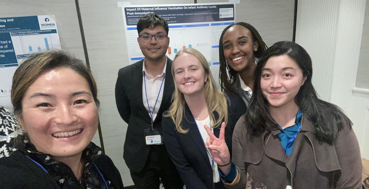 Research team at New England Perinatal Society meeting