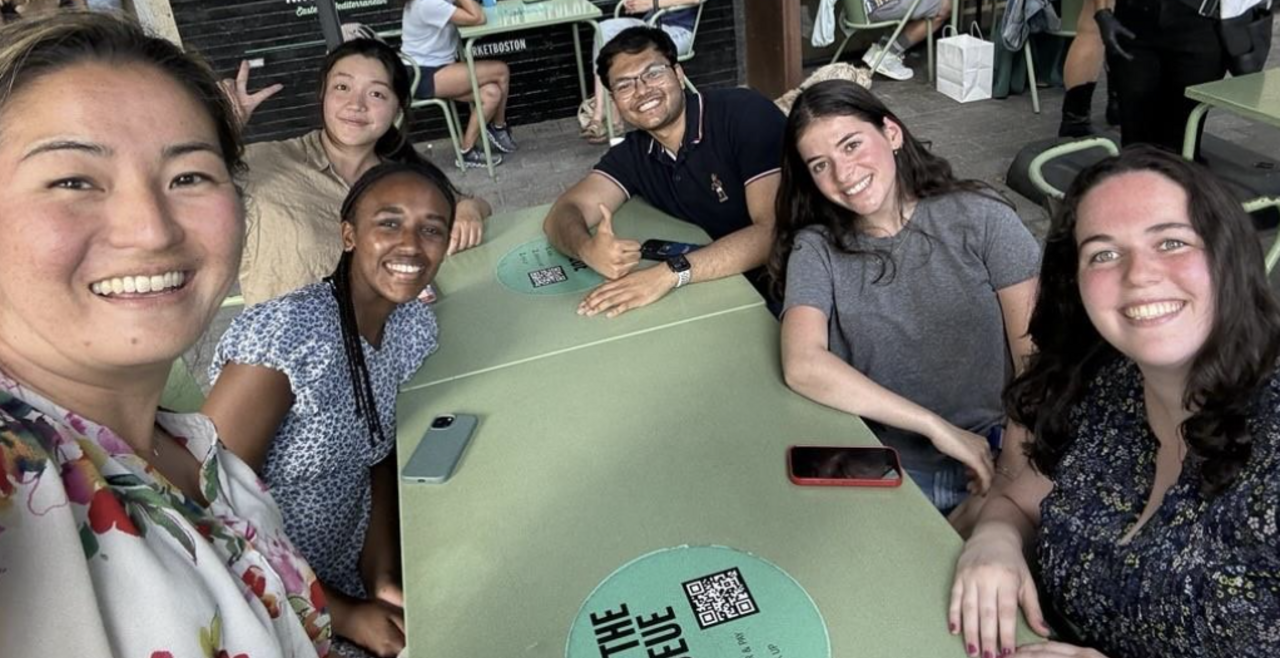 Research team outing at Time Out Market