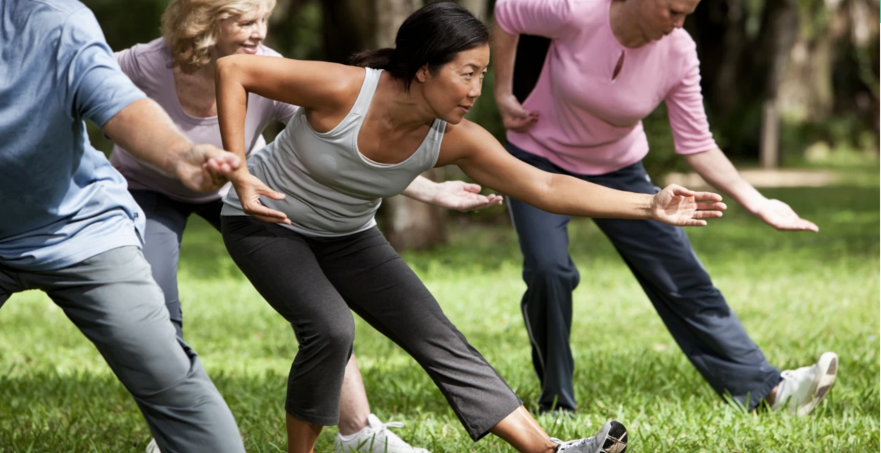 people doing tai chi
