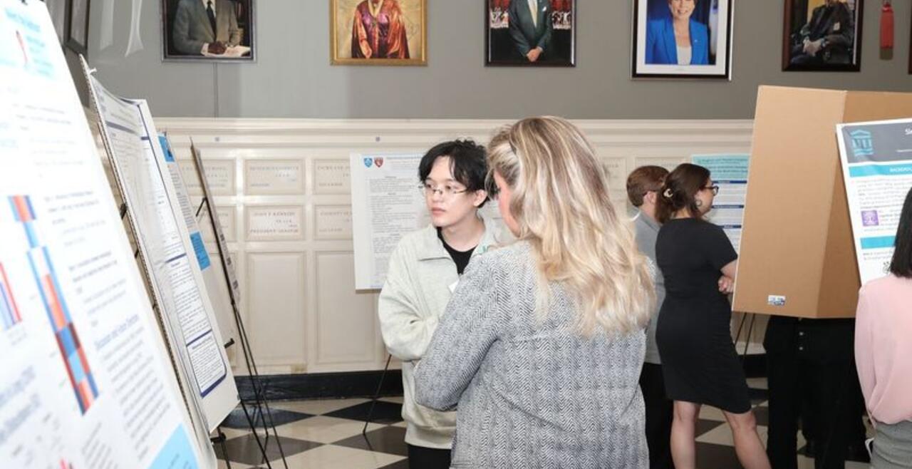 Rammy Dang, MS presenting at the 2025 HMS Sleep Benefit Dinner