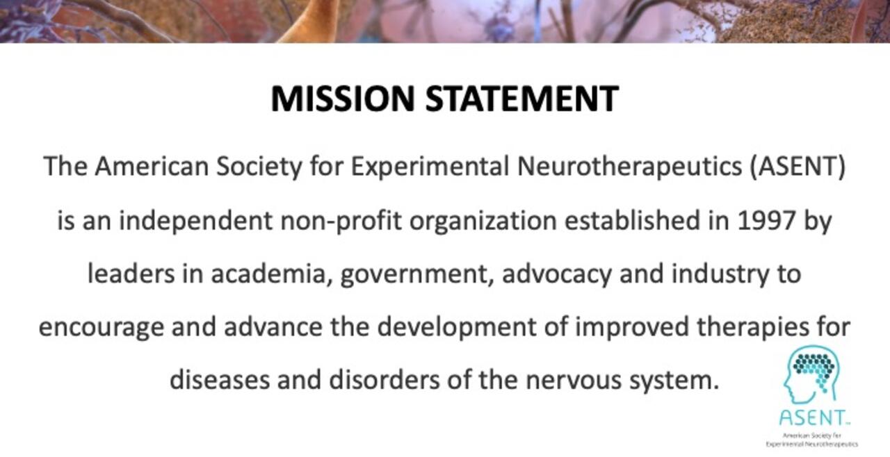 Mission statement of American Society for Experimental Neurotherapeutics