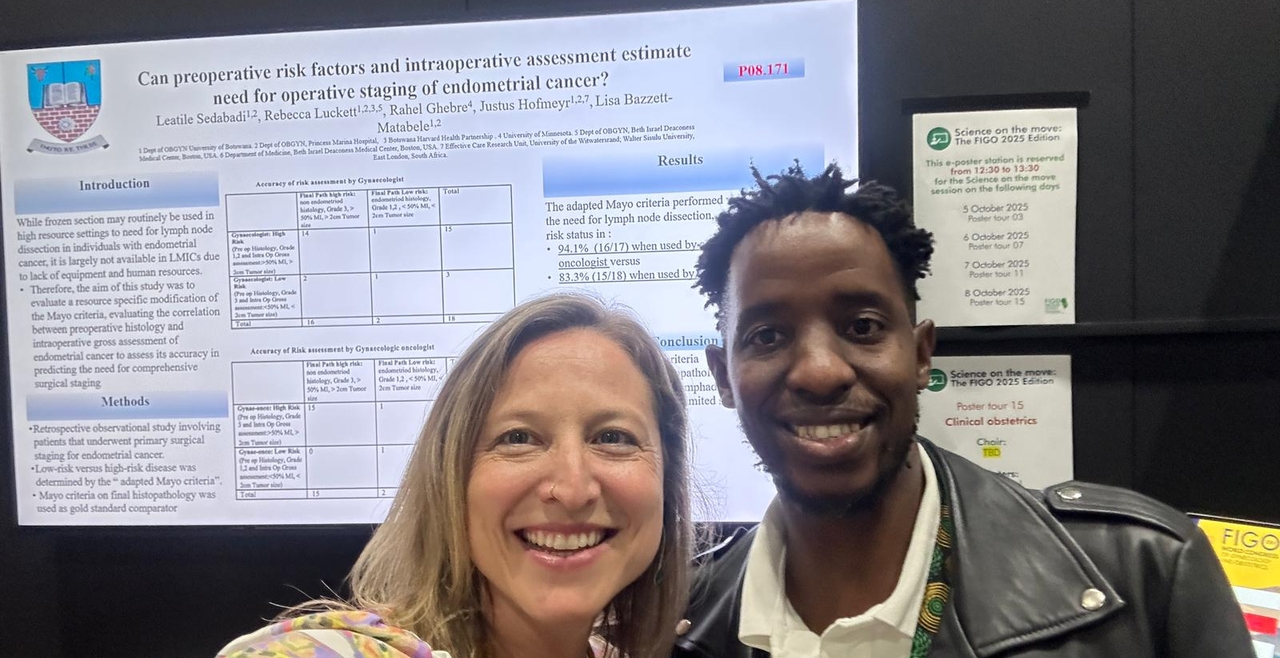 Leatile's Research Presentation at FIGO