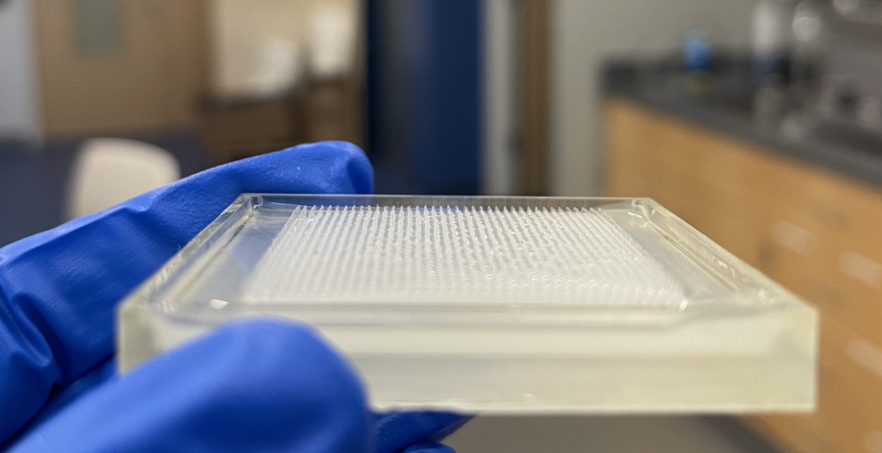 Fractionated cryotherapy template mold