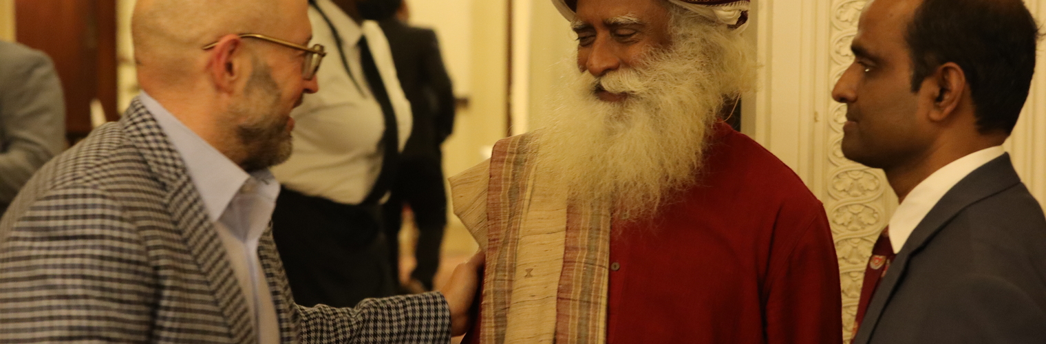 Sadhguru with distinguished guests