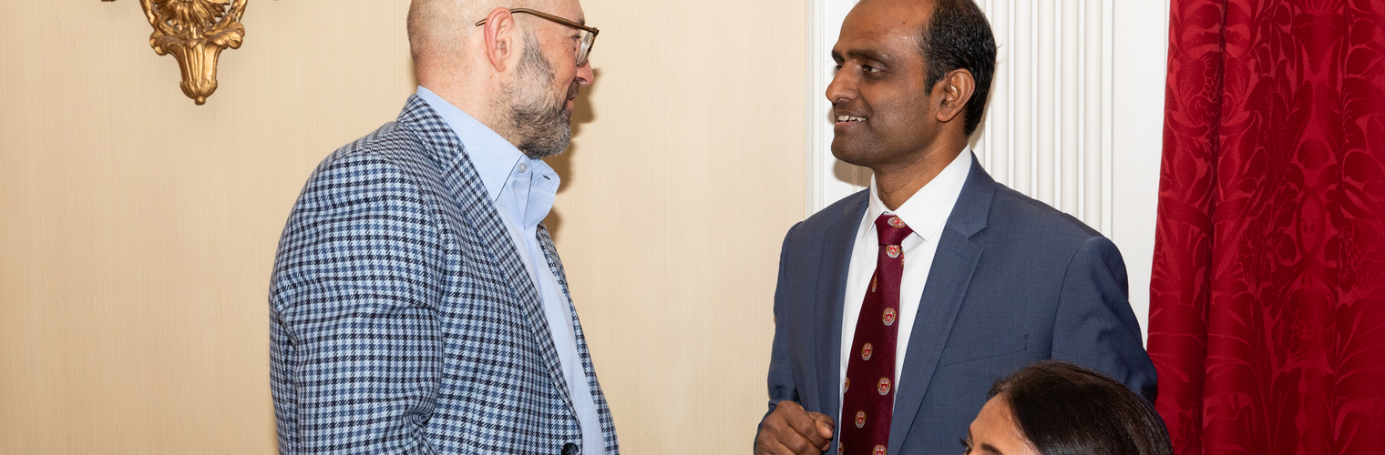 Distinguished guests at the Loeb House dinner.