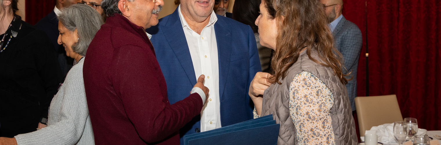 Distinguished guests at the Loeb House dinner.