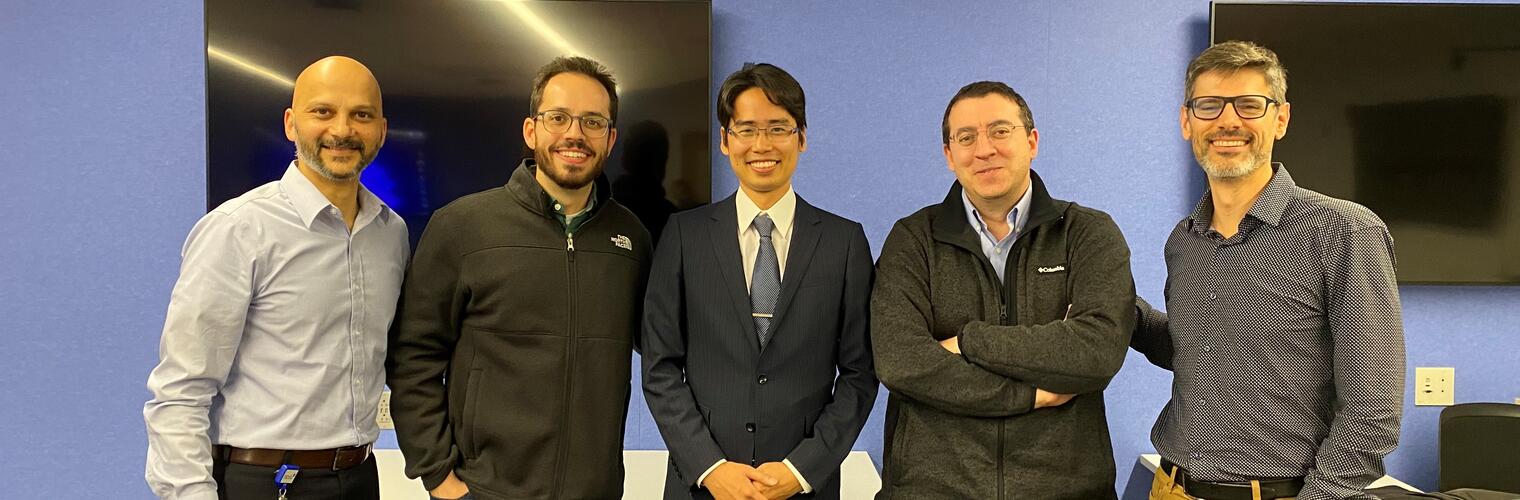 Dr. Kosuke Inoue presenting his work to the CAUSALab at HSPH