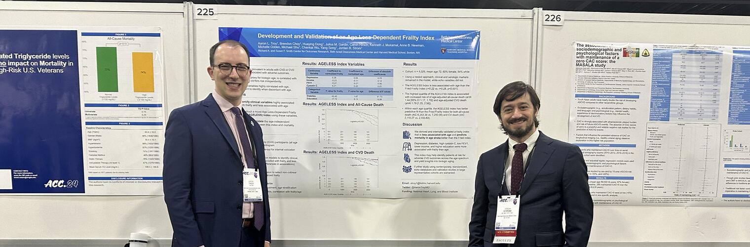 Dr. Strom and Aaron Troy at ACC 2024