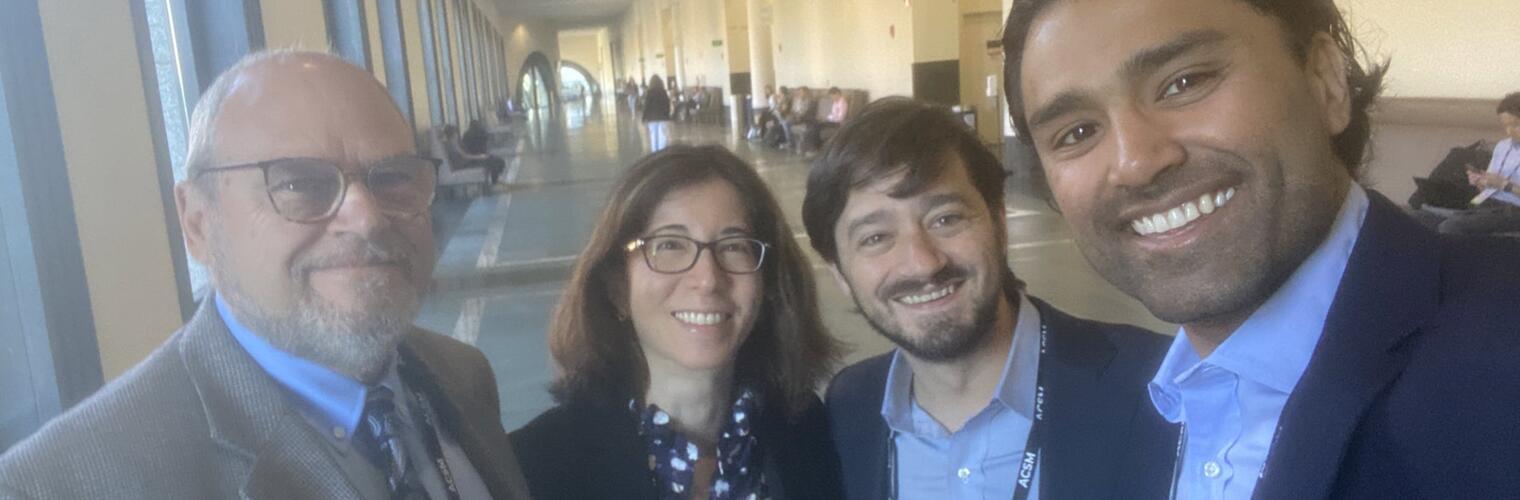 Dr. Strom and Dr. Connie Tsao at a conference