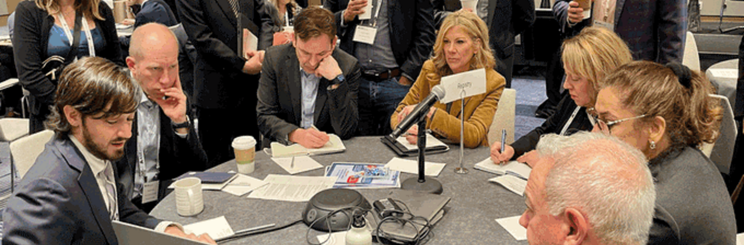 Dr. Strom at the Industry Round Table discussion 2024