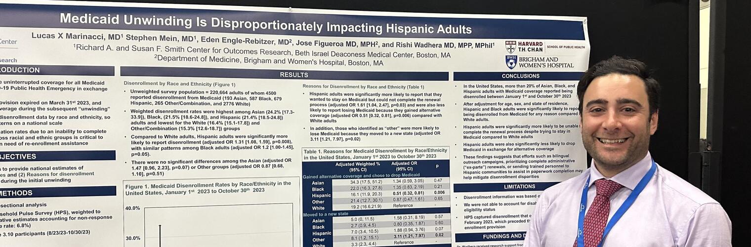 Lucas Marinacci presenting at conference