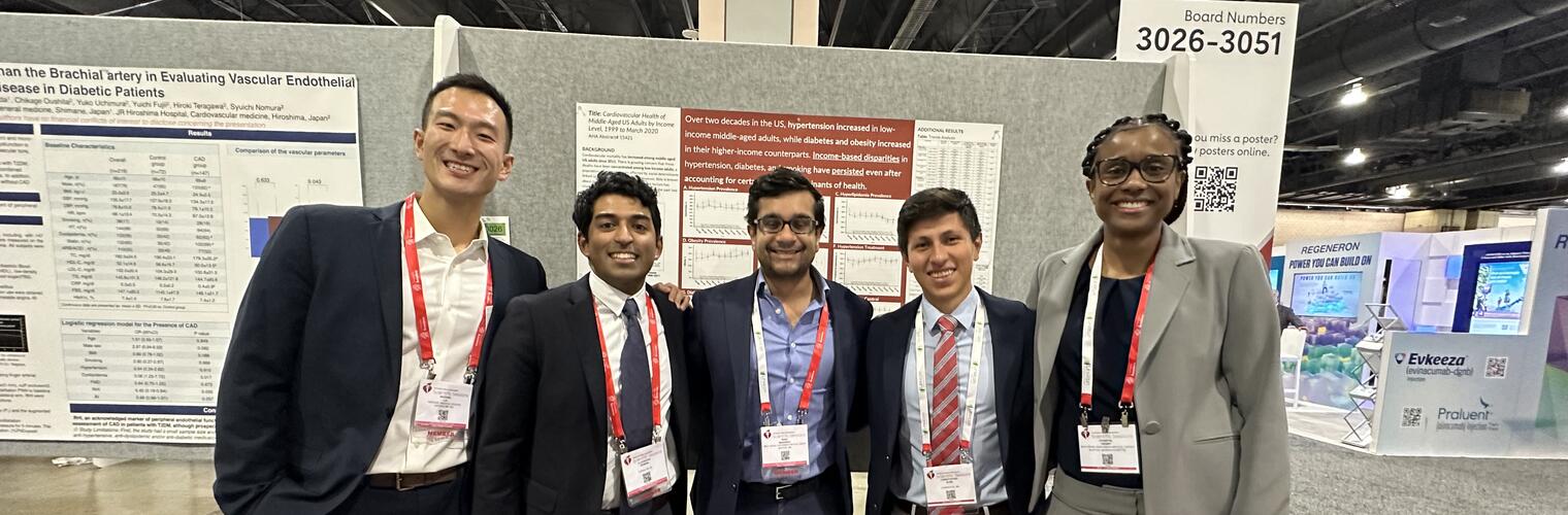 Rishi Wadhera and team at Conference