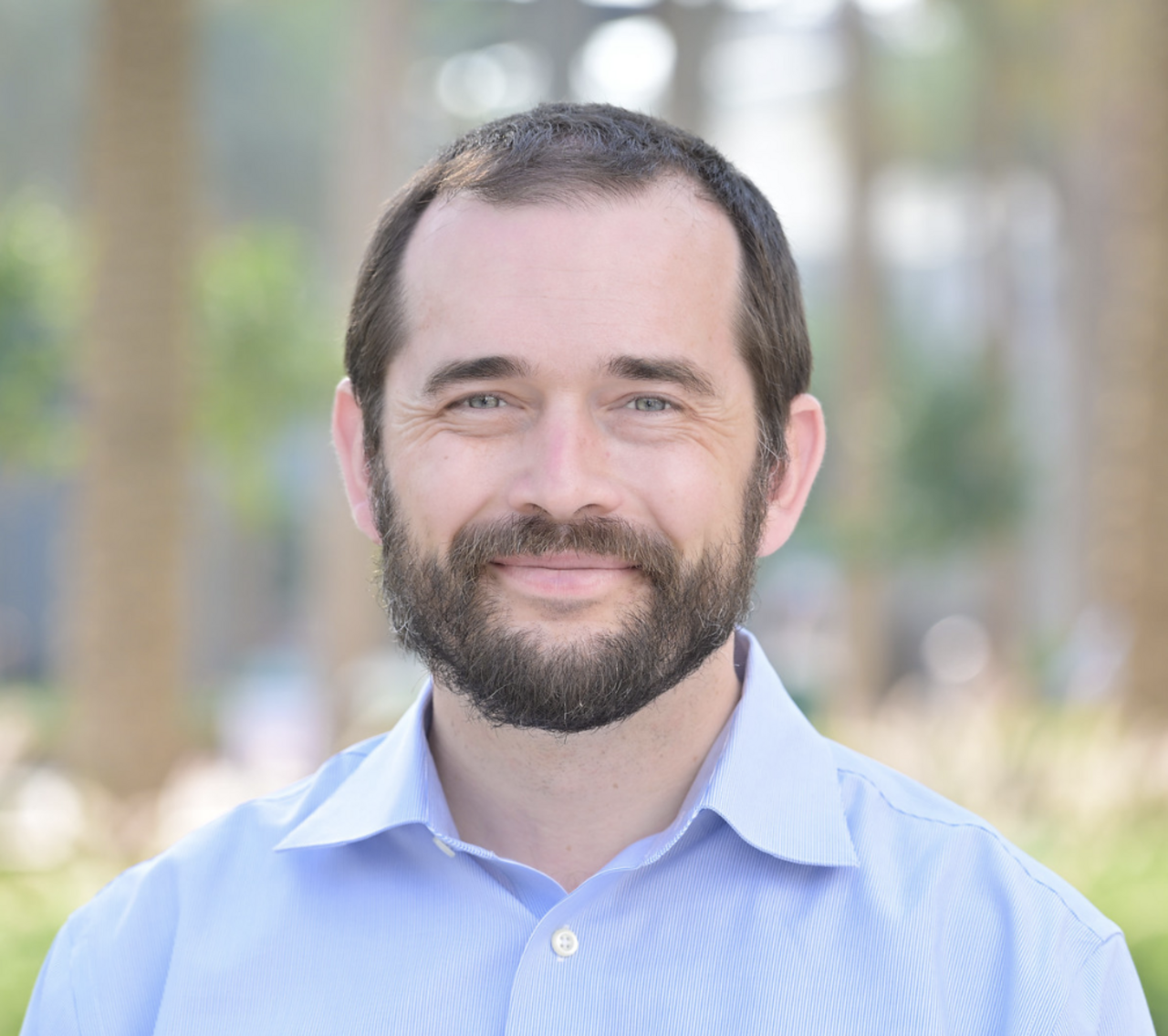 Caleb Dresser smiling