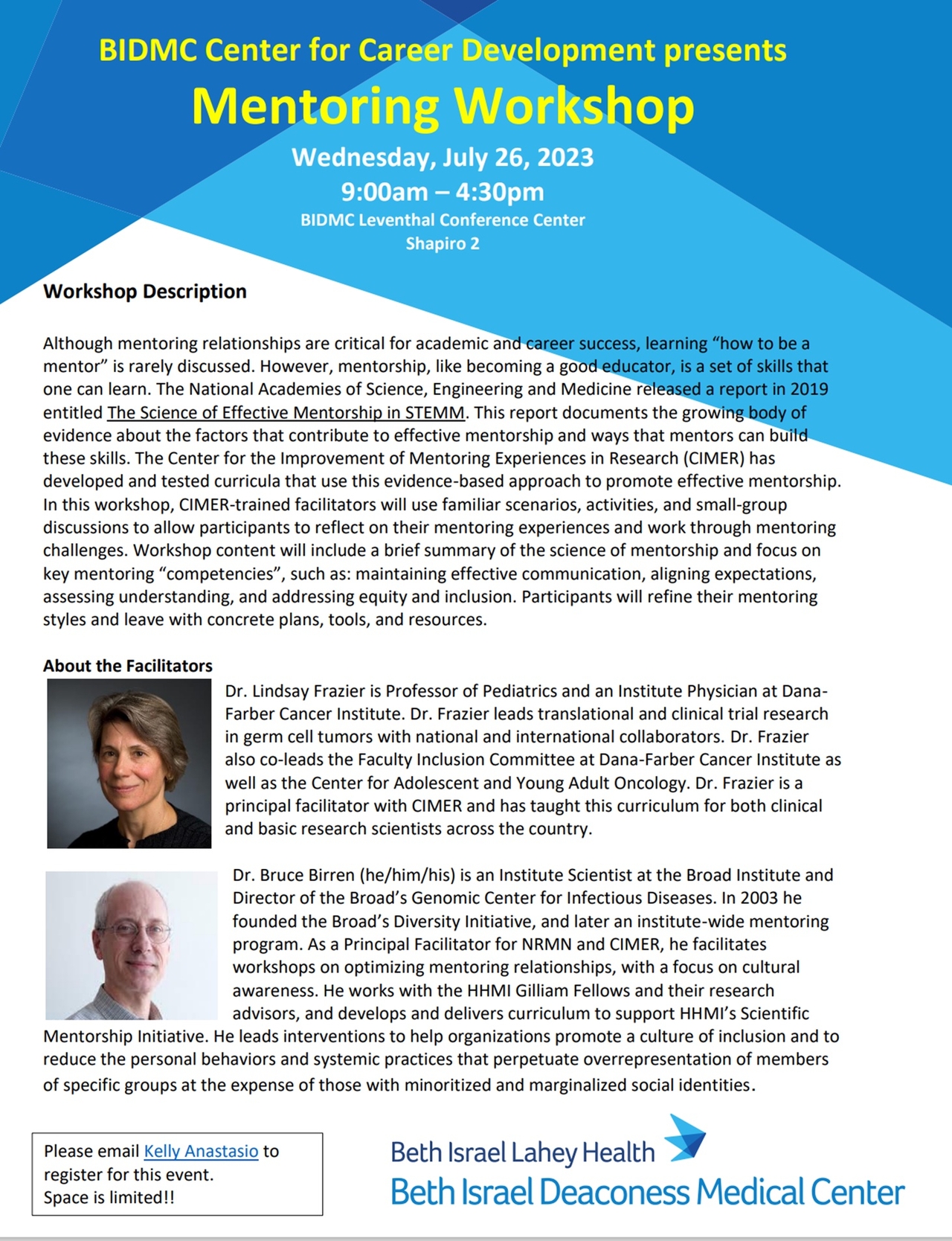 Image with information about the seminar.