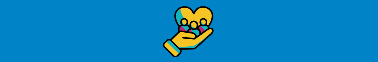 Image of cartoon heart in hand