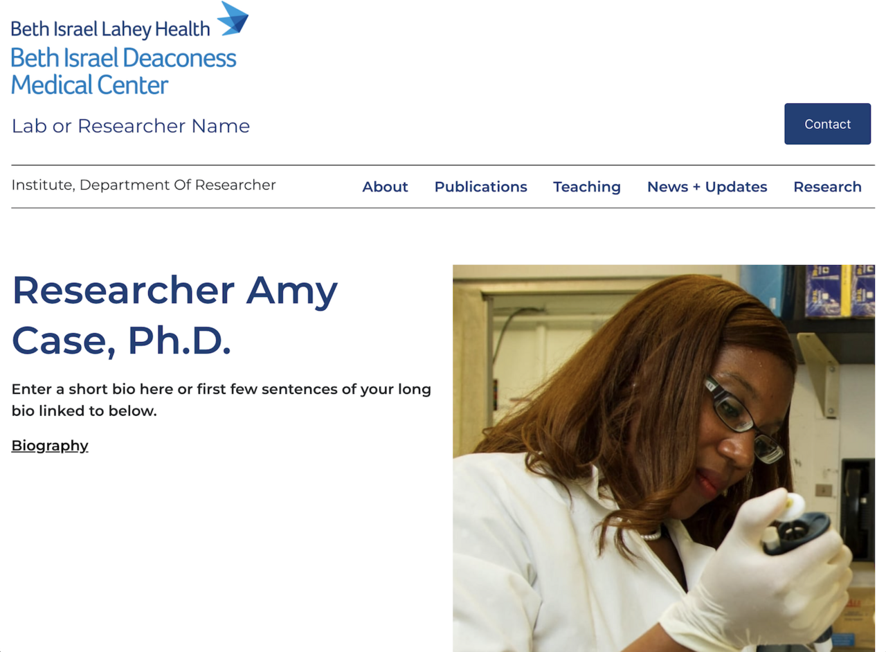 BIDMC Case screenshot