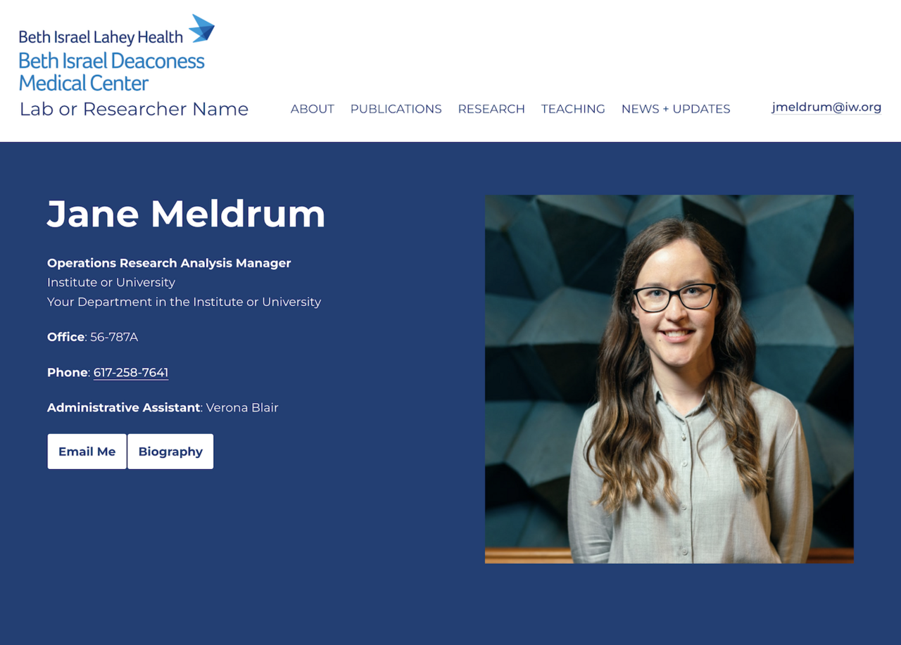 BIDMC Meldrum screenshot