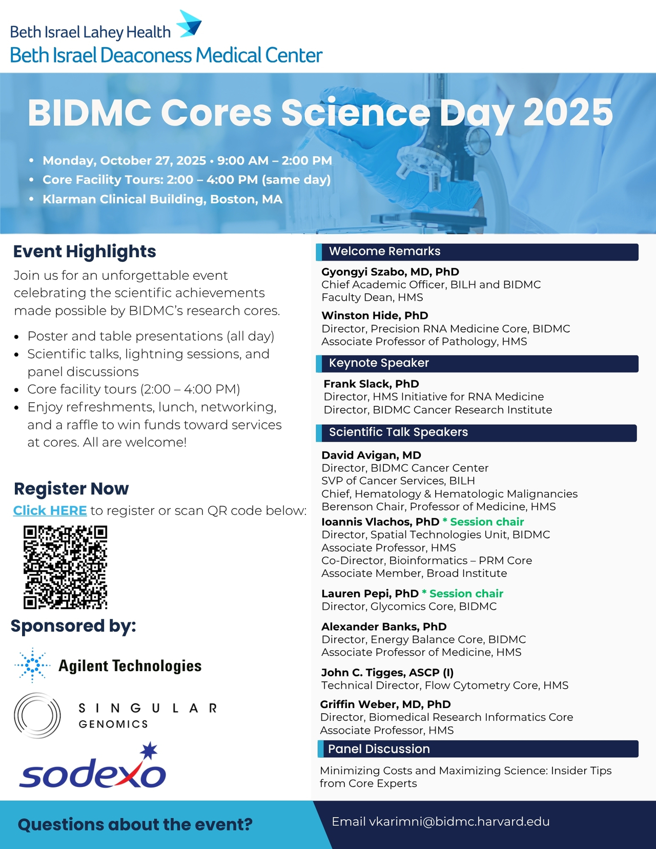BIDMC Cores Science Day 2025