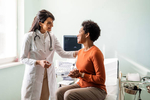 Stock image of patient and Doctor