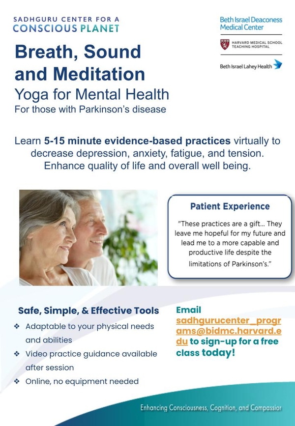 Parkinson's program flyer