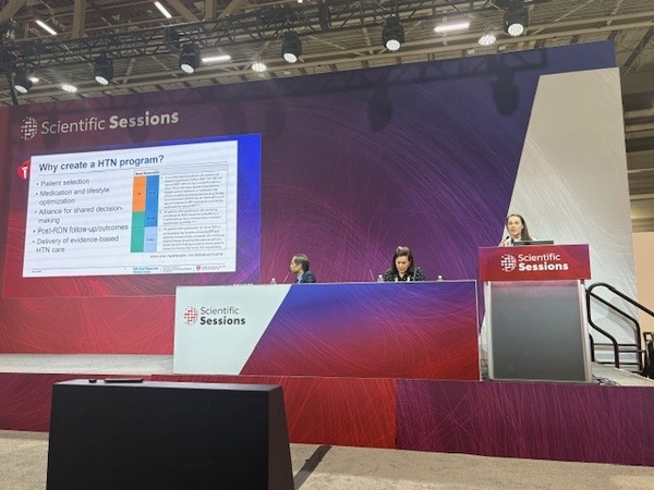 Dr. Krawisz presents on setting up a hypertension program