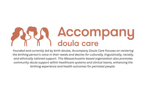 Accompany Doula Care logo with text.