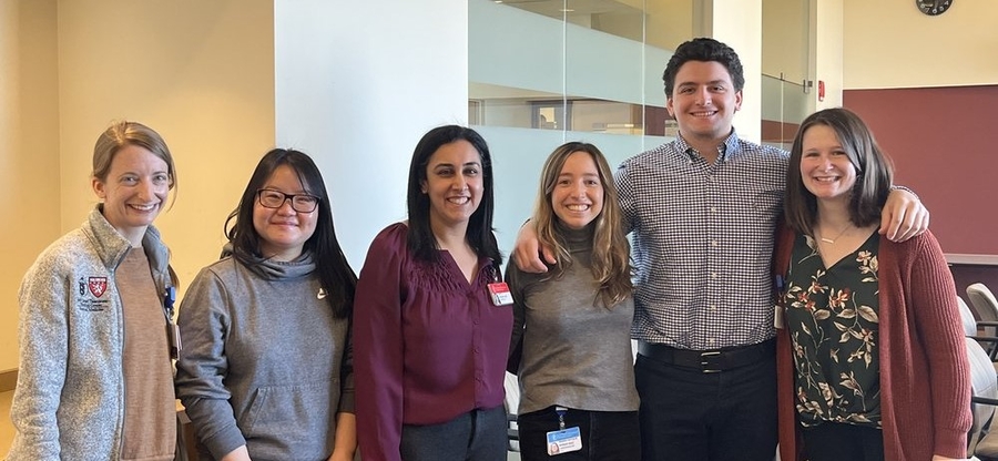 Members of Asnani Lab standing together and smiling